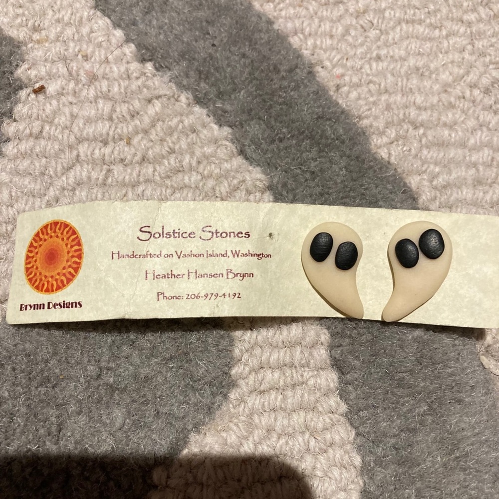 Boutique made ghost earrings